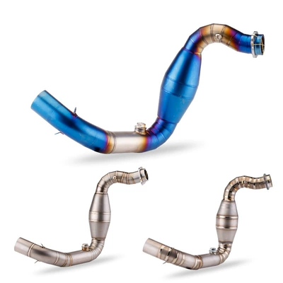 Exhaust pipe, modified titanium alloy front exhaust