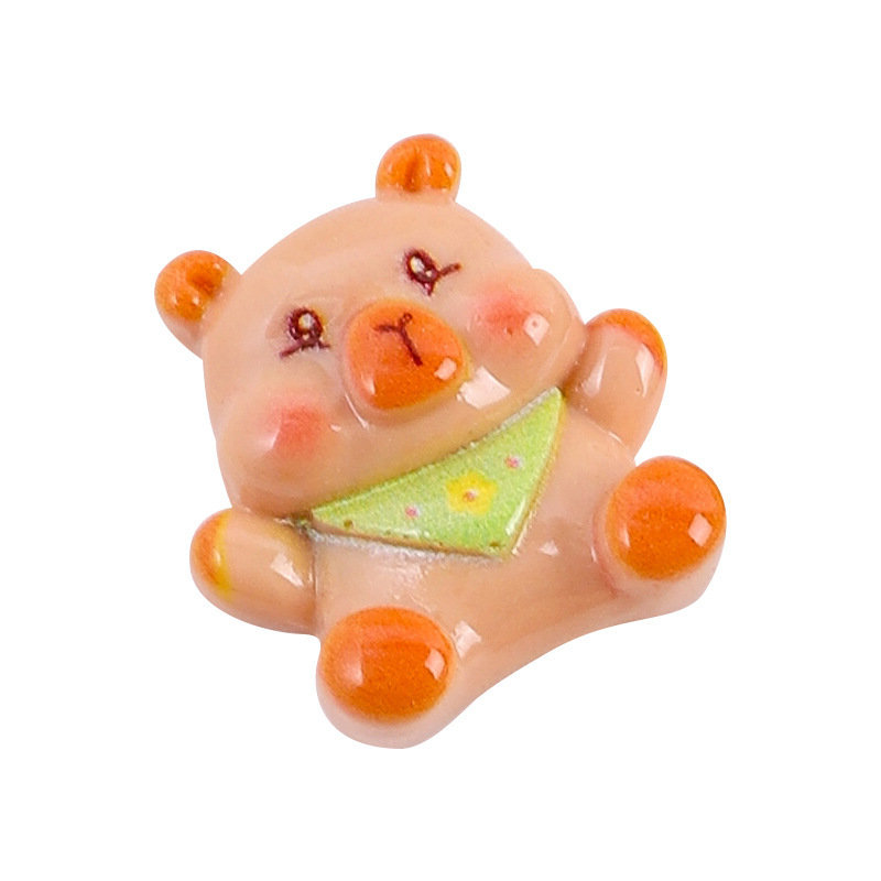 漫画立体アクセサリーカピバラカピバラ diy 水カップ漫画ステッカー靴花アクセサリー冷蔵庫マグネットヘアピンアクセサリー|undefined