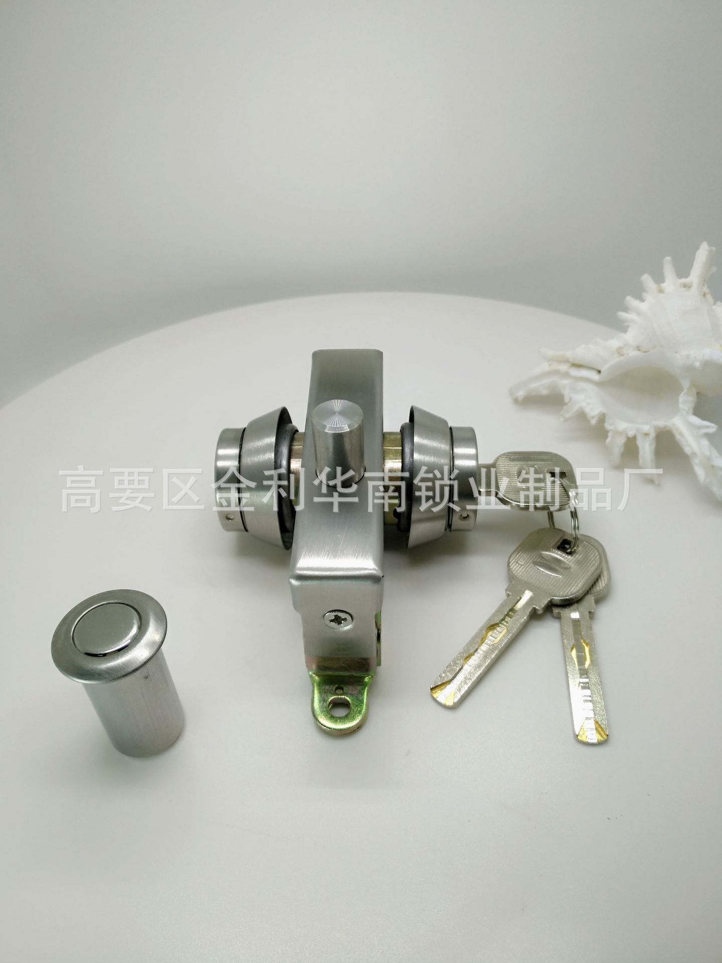 Fuente de la fábrica SUR DE China capitán marca perno redondo cabeza plana cerradura KFC cerradura de puerta enmarcada puerta cerradura de piso cerradura de puerta de cristal