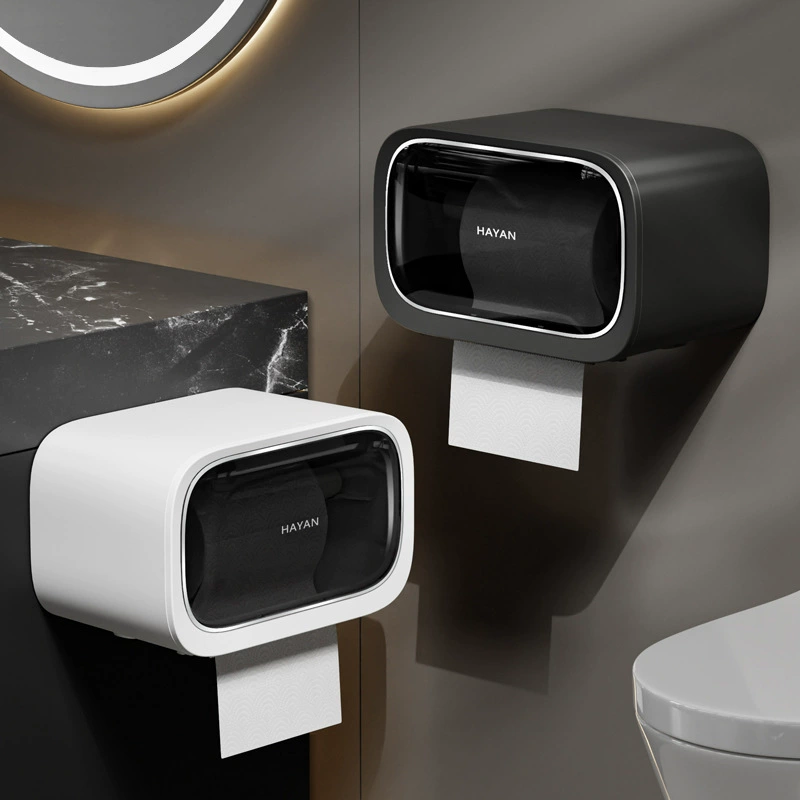 Коробка для туалетной бумаги для ванной комнаты, новинка 2025, настенная высококачественная полка для хранения рулонов полотенец для унитаза