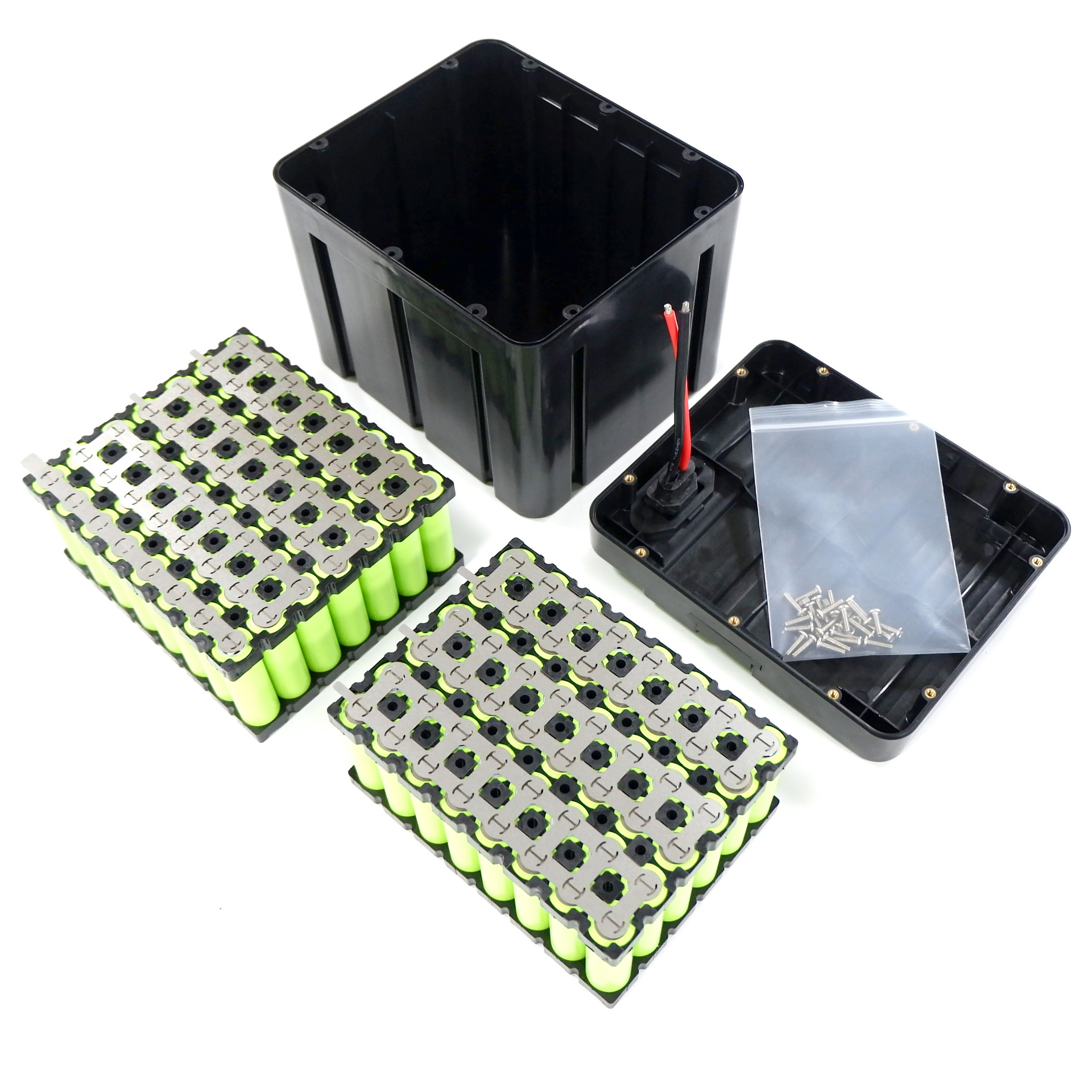 Fábrica directa nueva caja de batería estándar nacional 48V15Ah 8 paralelo 13 cadena 18650 caja de batería caja de batería impermeable