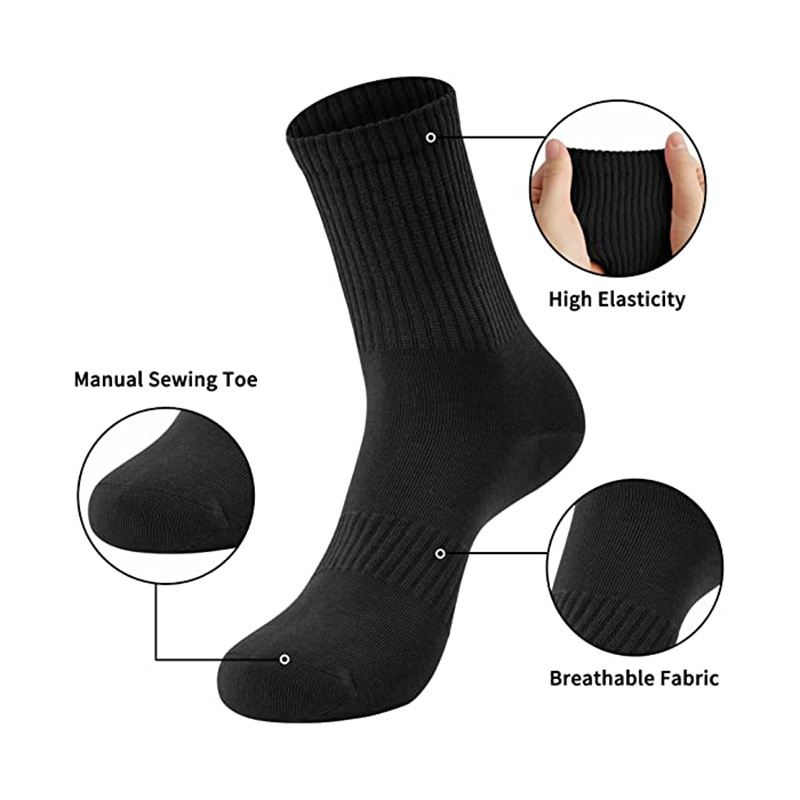 Algodón peinado calle marea calcetines alto elástico color sólido alto algodón plana deportes hombres y mujeres calcetines equipo calcetín de algodón