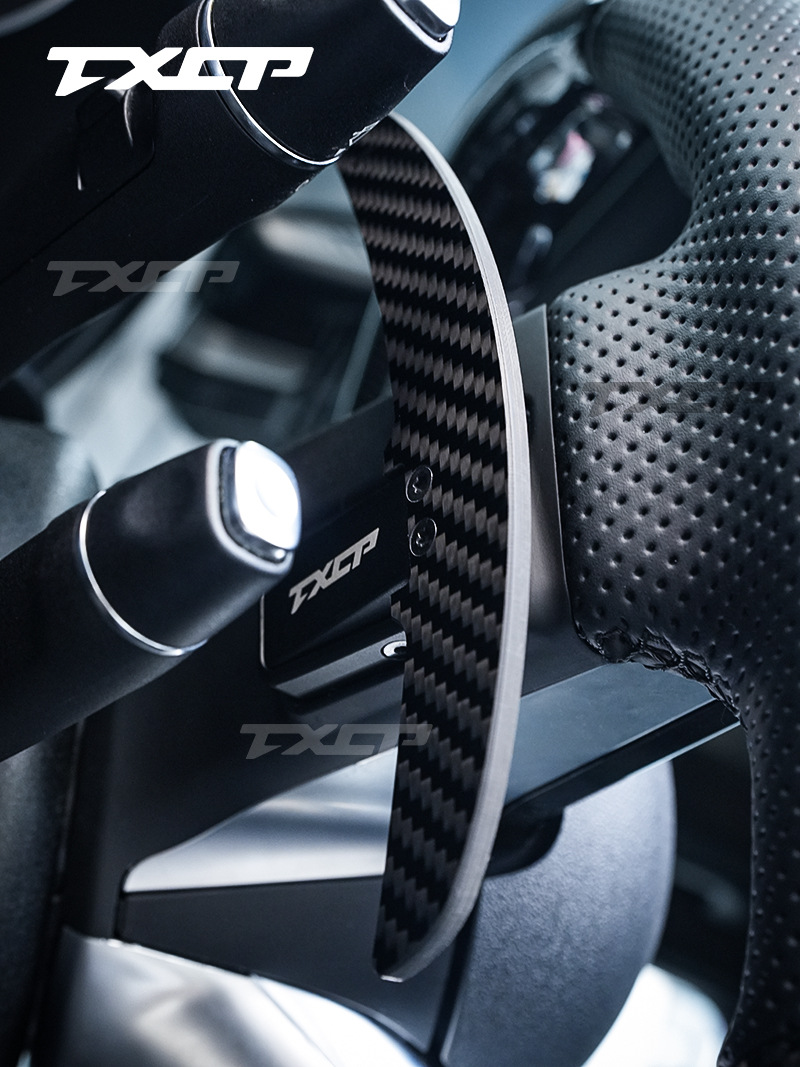 Suitable for Mercedes-Benz A/B/C/G/E-Class Cla/Cls/Glc Dragonfly Steering Wheel Carbon Fiber Magnetic Shift Paddle