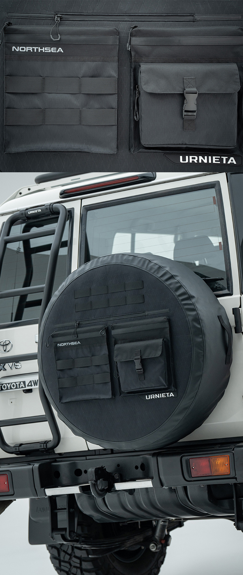 Suitable for Prado URNIETA LC71/76 series NS spare tire cover