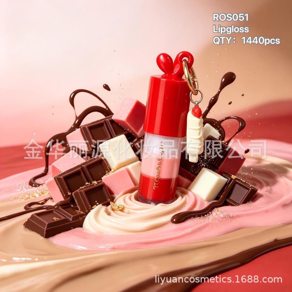 GLOSS LABIAL miel óleo labial chocolate esmalte labial América del Sur LIPGLOSS fruta helado dulce dulce dulce dulce labial image 7