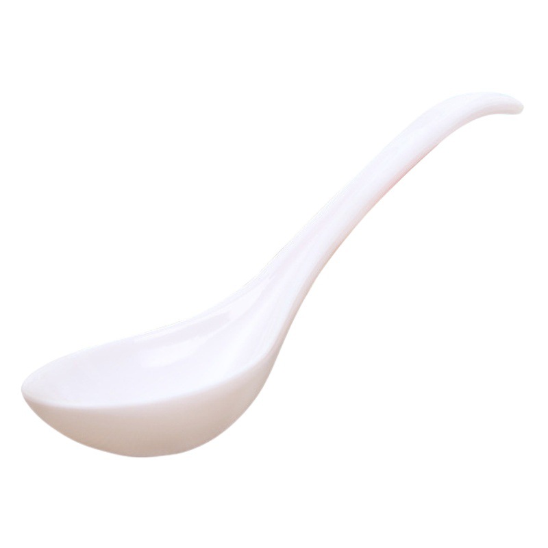 Cuchara grande de plástico grado alimenticio, mango largo, para hoteles – Mayorista de Yiwu