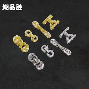 �S��ֱ�N����ɫ18k΢��ʯ���������ƽ������diy���Ʒ���