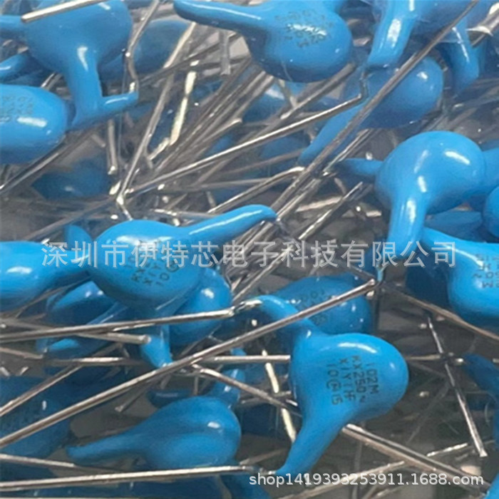 瓷片电容DE1E3KX102MA4BN01F 250V KX102M  X1Y1  10mmA 安规电容