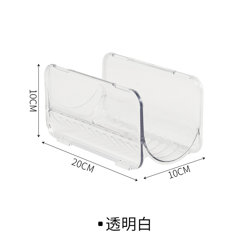 Transparent dustproof storage system for home use, creative glass holder