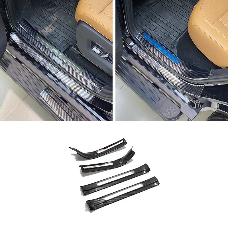 Suitable for 26 Models of Chery Icar V27 Threshold Strips, Modified Welcome Pedals, Trunk Rear Guard Plate, Tailgate Protection