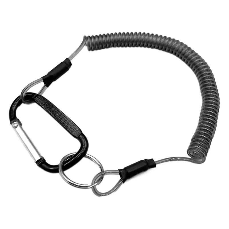 Shareshark pesca perdida cuerda de alambre de acero telescópica retráctil caña de pescar de protección de la cuerda de varilla