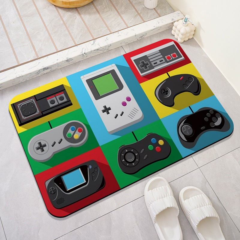 Juego de dibujos animados transfronterizo alfombra de videojuegos alfombra de dormitorio sala de juegos creativa e-sports alfombra de piso