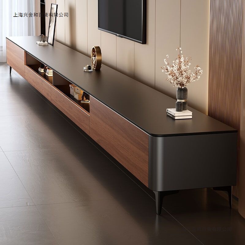 Solid Wood Slate Coffee Table for Living Room, Light Luxury Modern Minimalist Style, Suitable for Small Apartments, Floor-Standing Coffee Table and Tv Cabinet Combination Solid Wood Slate Coffee Table for Living Room, Light Luxury Modern Minimalist Style, Suitable for Small Apartments, Floor-Standing Coffee Table and Tv Cabinet Combination