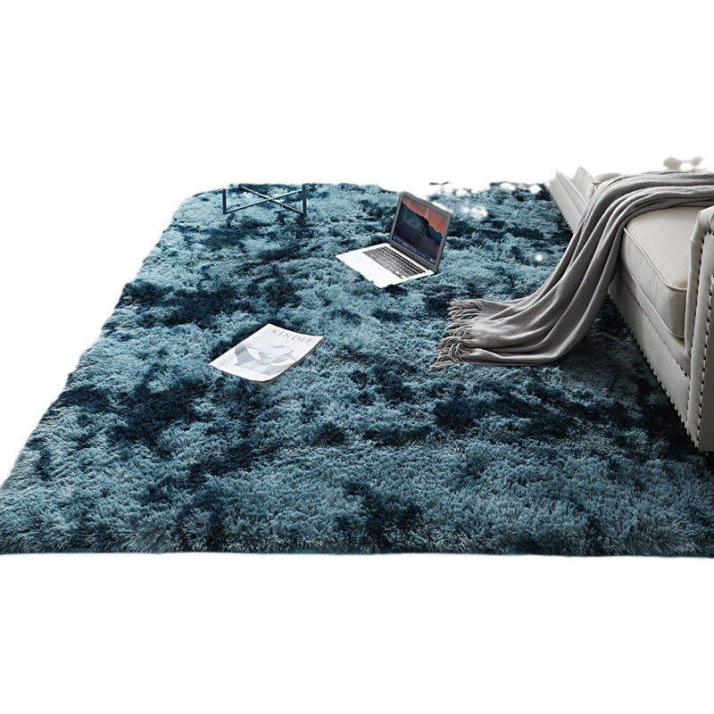 Alfombra de lujo ligero de alta gama, sofá de sala de estar, mesa de centro, alfombra, dormitorio doméstico, habitación de niña, cama, alfombra de felpa debajo de la cama