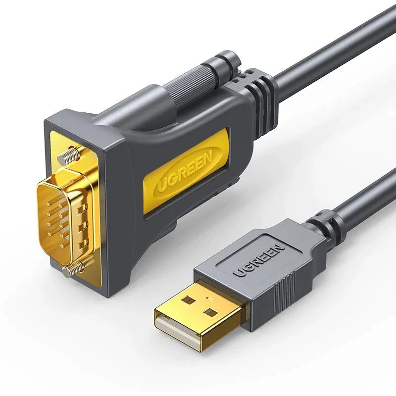 [UGREEN USB-to-RS232 кабель, 9-пин для ПК/принтера, PL2303, DB9 мужской–женский]