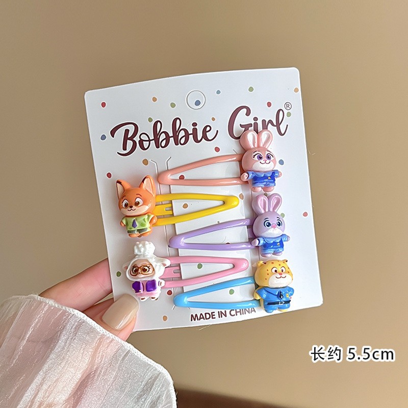 F8687-2# zootopia bb clip five-piece set