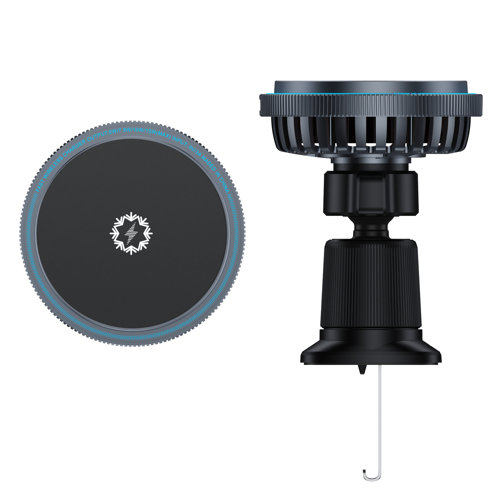 Apple, wireless compatible charger, mobile phone, tubing