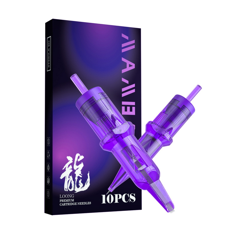 Mamba Mamba Loong Tattoo Needle Integrated Needle Pattern Hair Tattoo Eyebrow Tattoo Special Needle Disposable Xia'An Needle Cartridge 10 Pieces