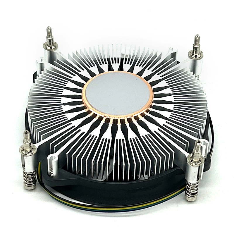 1U ультратонкий радиатор CPU настольного компьютера моноблок бесшумный гидравлический охлаждающий вентилятор подходит для 17xx контактов
