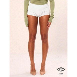 T 61972 Retro Estic Waist Shorts �͹Ŷ�ѝ ���R�d�羳�W