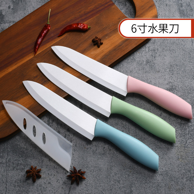 Factoria directa cuchillo de cerámica de cocina cuchillo de frutas cuchillo de fruta doméstico cuchillo de corte de sandía cuchillo de cuchillo de piel