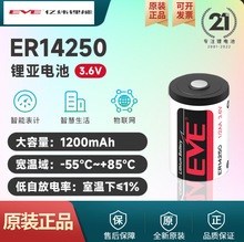 EVE/亿纬锂能 ER14250 探头温度仪PLC1/2AA编程器ETC设备3.6V电池