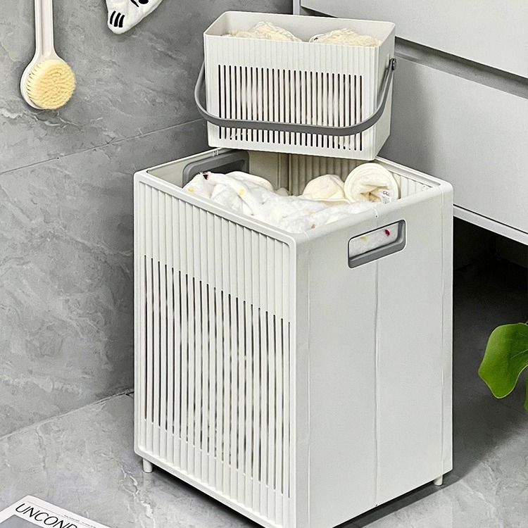 Cestas de ropa sucia transfronterizas, cestas de almacenamiento de ropa sucia, cestas de ropa sucia plegables cuelgan en la pared, cestas de ropa sucia para el baño, cestas de ropa para la lavandería