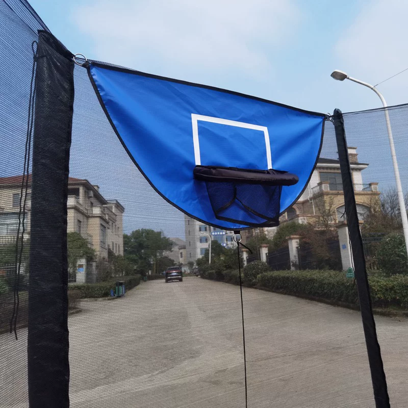 Basketball trampoline for jumping