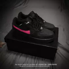 Putian AF1 Sneakers Black and White Stardust Air Force Unisex Skate Shoes Low Top Versatile Campus Style Casual Athletic Shoes