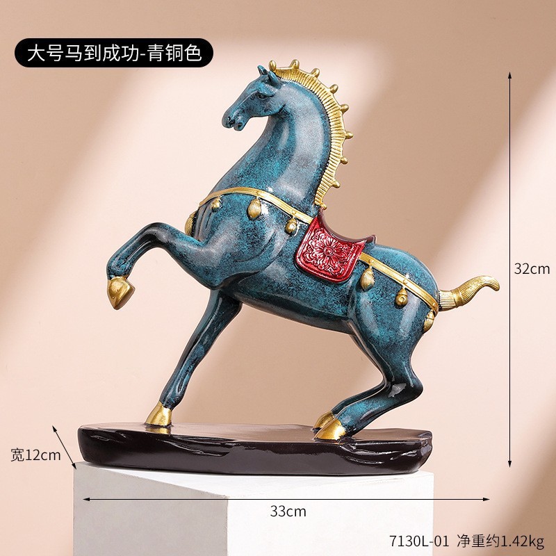 7130L-01-Gran caballo al éxito-Bronce