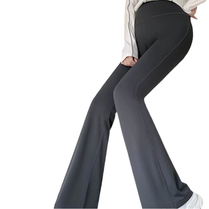 Shark Skin Pregnant Women's Pants Spring and Autumn Outer Wear Adjustable Yoga Autumn and Winter fleece-lined Belly-supporting Slimming Horn Shark Leggings