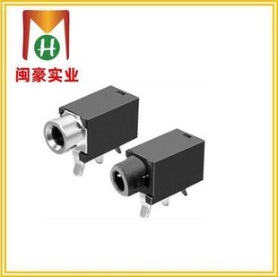 PJ-316 audio socket headset plug-in audio plug-in side plug-in audio input interface dual channel
