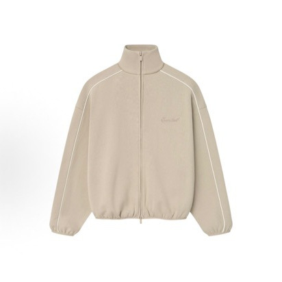 Essentials SS25 Track Jacket Beige