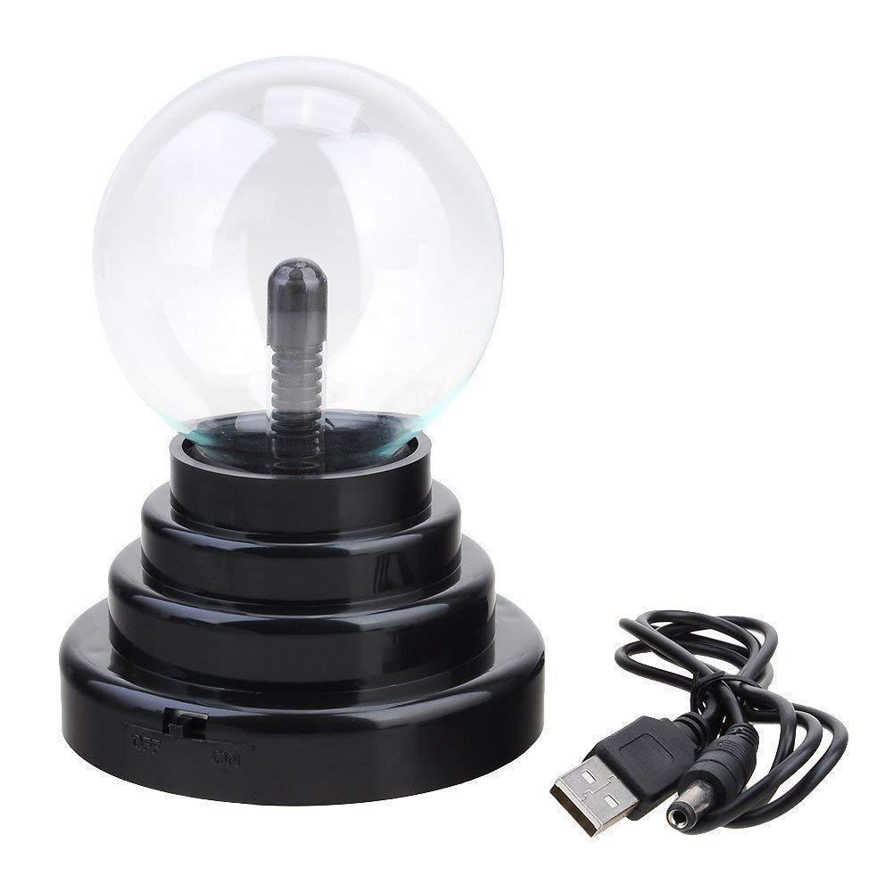 Venta directa de fábrica, bola mágica electrostática con batería USB, adorno de bola luminosa, bola mágica, bola de iones de 3 pulgadas, luz nocturna