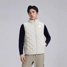 新短款秋冬户外运动休闲轻薄羽绒服男马甲内胆保暖外套立领背心90