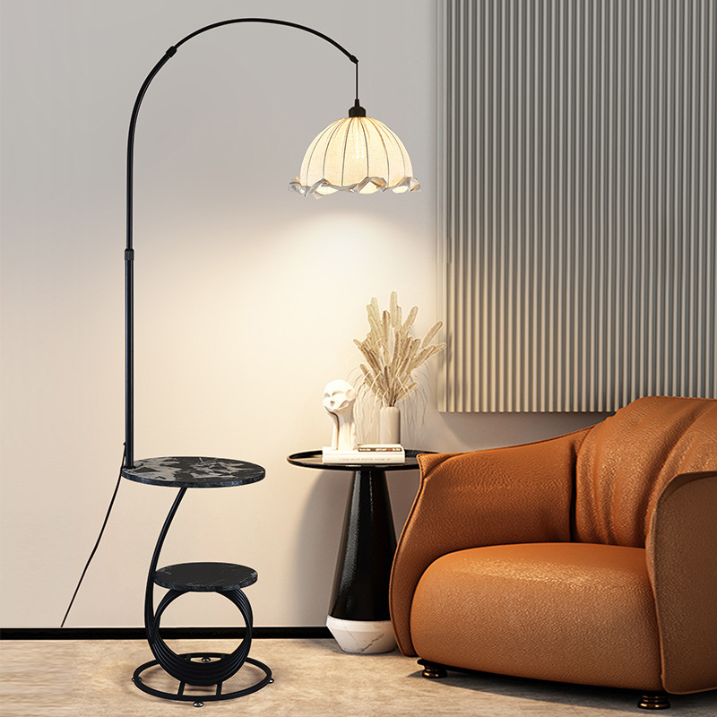 Luces de piso de estilo medieval retro sala de estar arte mesa de té dormitorio cabecera de la cama luces de pesca 488L
