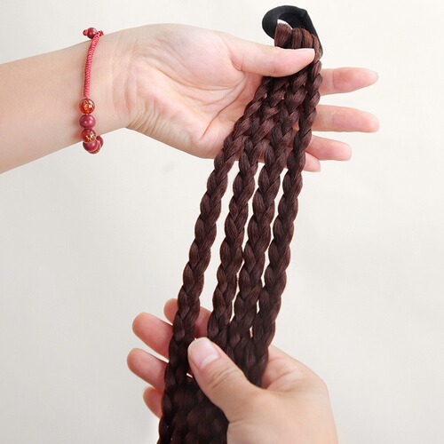 New Chinese braid wig braid braid long braid fashion boxing braid wig female ponytail sweet cool millennium hottie