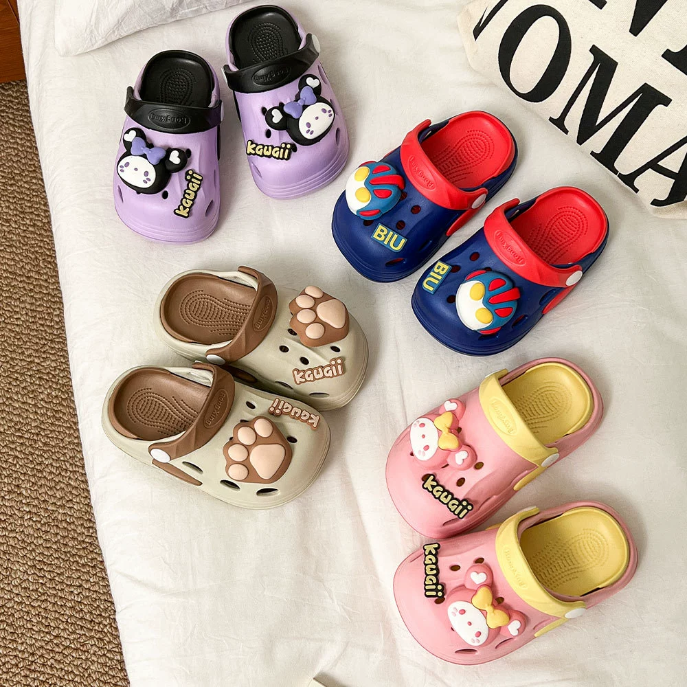 C Летние детские пещерные туфли с мягким подошвением