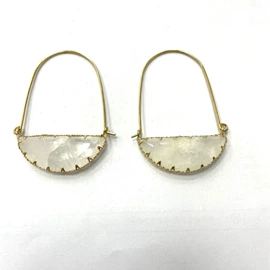 耳环;天然水晶戒指;天然水晶半成品饰品