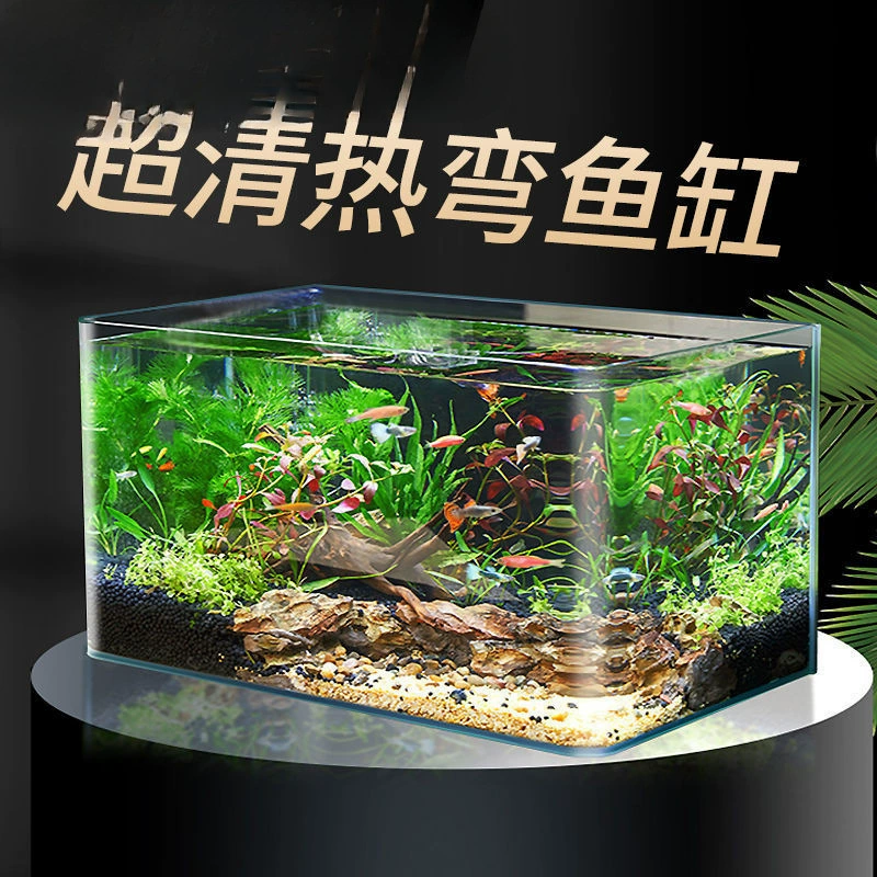 Ультрабелый аквариум золотой кристально-белый, прямые продажи с фабрики, для гостиной, офиса, холла отеля, большой аквариум, дропшипинг