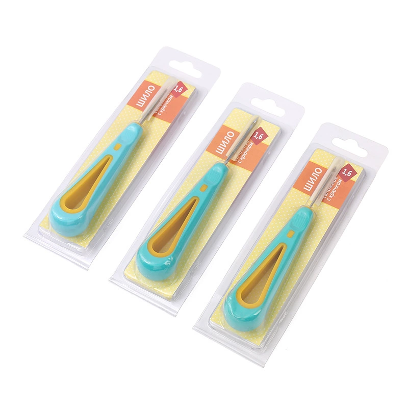 Высококачественная синяя резиновая ручка шило ручной ремонт обуви обувь инструмент крюк конус отверстия конус Независимый шило