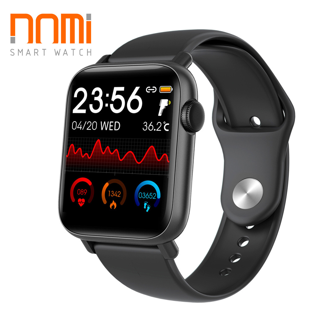 Japanese and Korean QS19 Smart Watch with Waterproof Heart Rate and Blood Oxygen Pressure for Men and Women Sports and Health