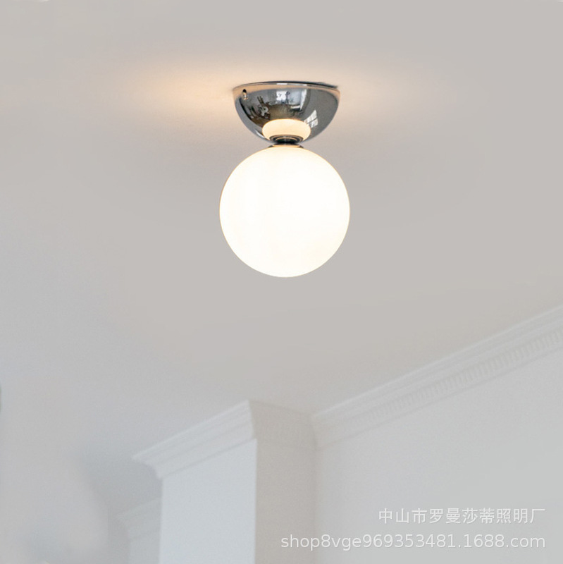 Mid-ancient Bauhaus aisle lamp vintage magic bean ceiling lamp French retro hallway balcony corridor lamp wall lamp