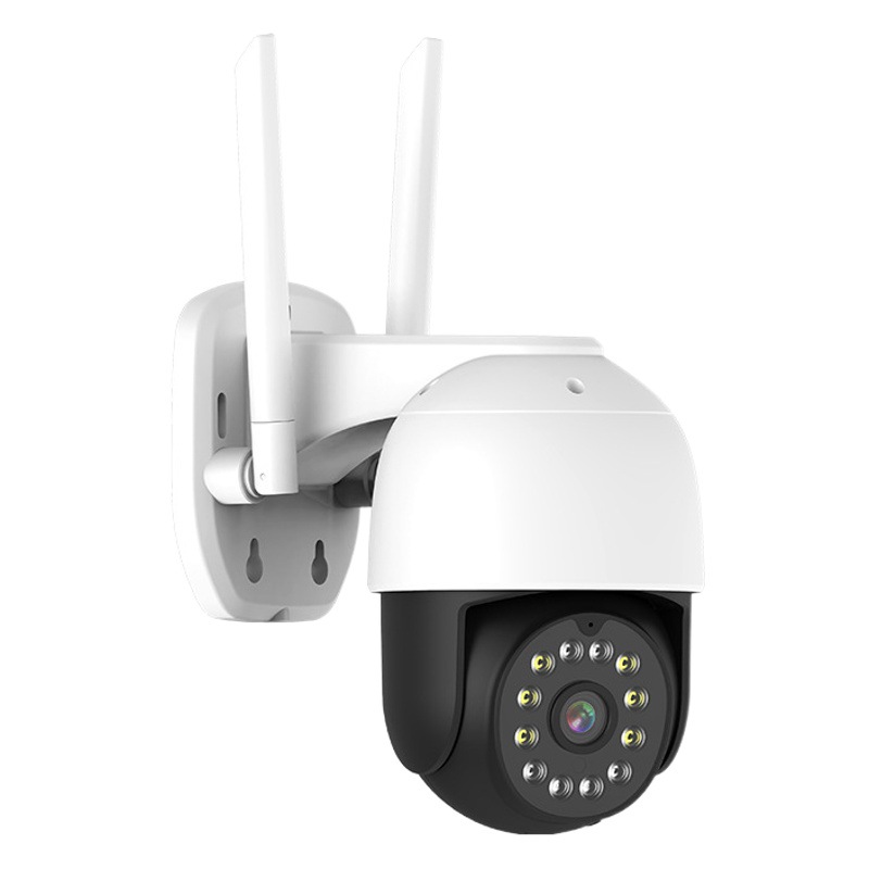 Fuente fábrica cámara PTZ exterior fuente de luz dual detección de movimiento comercio exterior explosión transfronteriza PTZ HD monitor