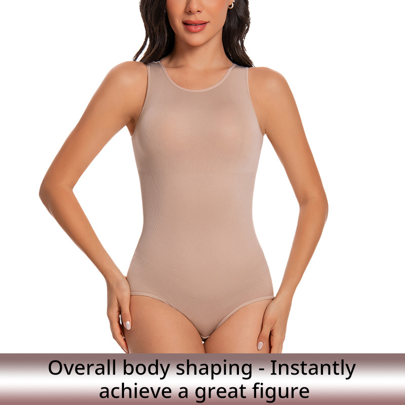 Cross-Border Body Shaping Garment for Tummy Control, Postpartum Waist Shaping, Arm Lift, Waist Slimming, Tummy Shaping, and Support, One-Piece Shapewear Briefs