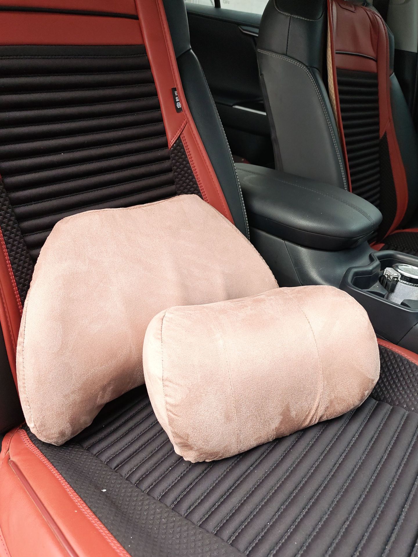 Car Interior Accessories Headrest and Lumbar Support [Cartoon Style and Memory Foam Style] Suitable for All Seasons, Skin-Friendly, Soft and Comfortable