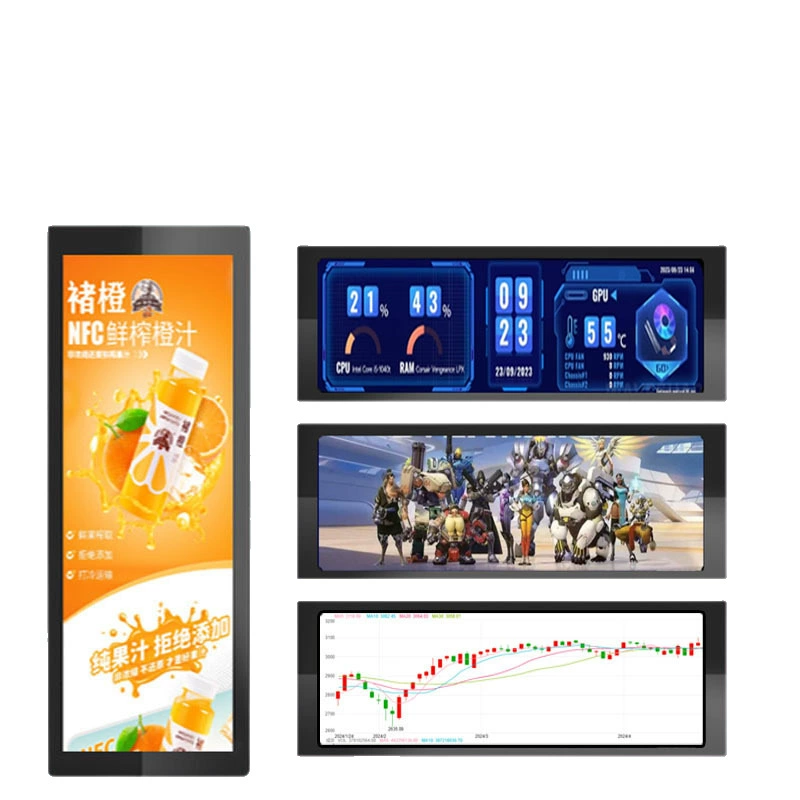 Gaoxin 10.26-inch long bar display computer secondary screen resolution 600*1600 Raspberry Pi creative screen