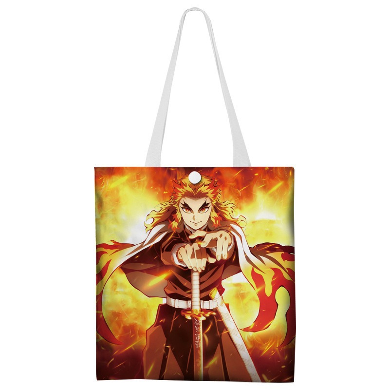 Anime Canvas Bag Handbag Shopping Bag Kaguya I Upgraded KPOP Witch Hunters Hell Inn Alone 5