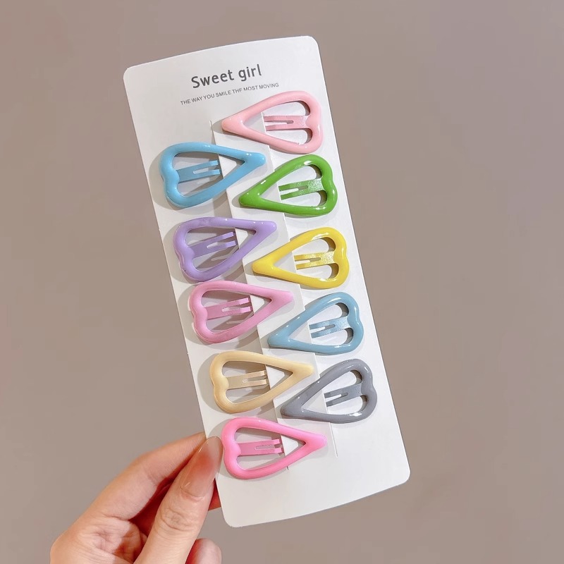 Horquilla estrella, lindo color en la frente para niños, flequillo bb, clip pequeño para el cabello roto en el costado de las niñas, sin dañar el tocado del cabello