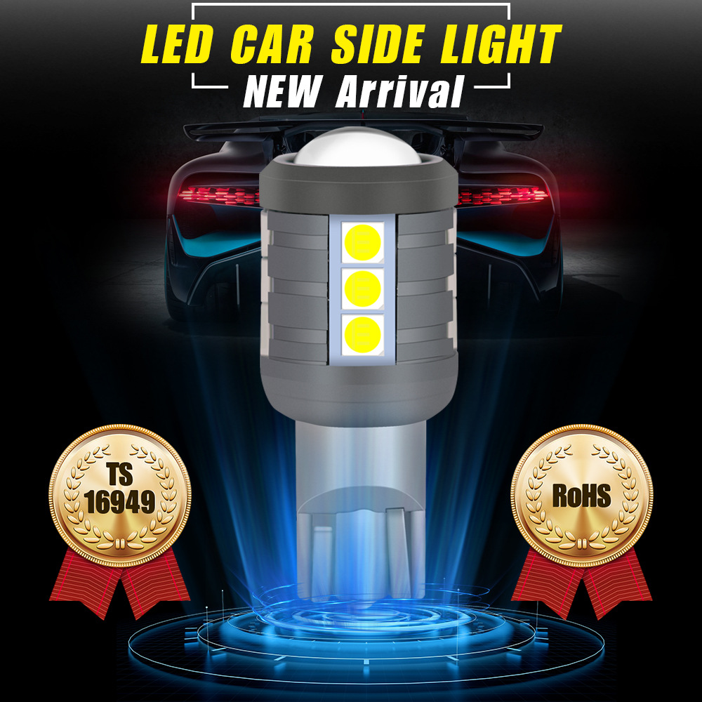 Nuevo transfronterizo de aluminio de aviación LED luz de retroceso luz de freno T15 - 3030 - 16smd decodificación electrodo sin lámpara de automóvil